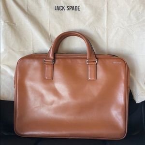 Men’s Jack Spade Leather Messenger Bag - Brown